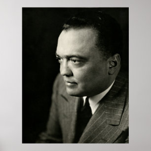Póster FBI 1947 Ditector J. Edgar Hoover