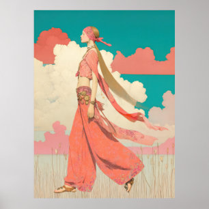 Poster ^~* FD2 Bohemian Boho Cocktail Vã 8