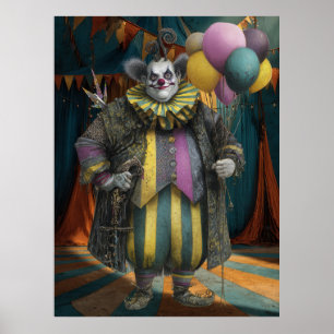 Poster FD2 Circus Clowe Art 5 Vintage Retro Carnaval