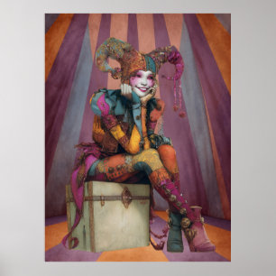 Poster FD2 Circus Clowe Art Vintage Retro Carnaval art 2