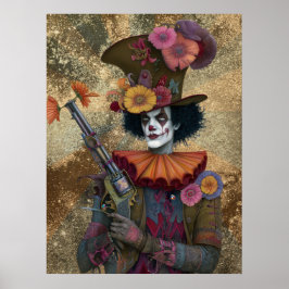 Poster FD2 Circus Clown Art 21 Vintage Retro Carnival