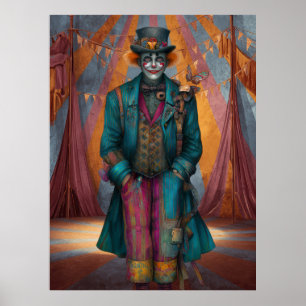 Poster FD2 Circus Palha Art 7 Vintage Retro Carnaval
