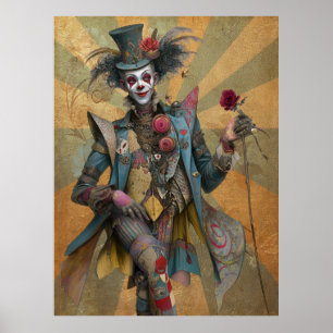 Poster FD2 Circus Palha Art 8 Vintage Retro Carnaval