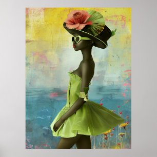 Poster *~* FD2 Deusas Negras Tropicais Vibrantes 25