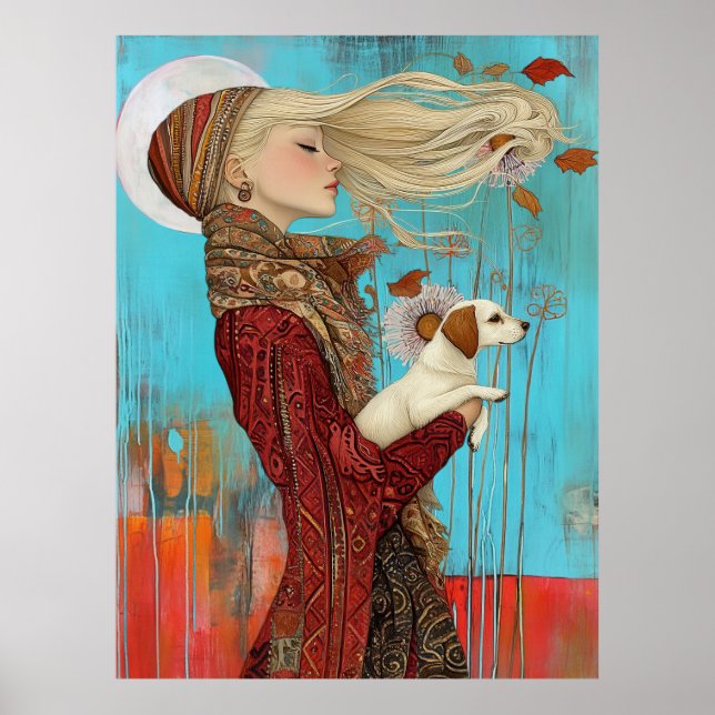 Poster *~* FD2 Meninas Bonito de outono caem retrô 16 (Frente)