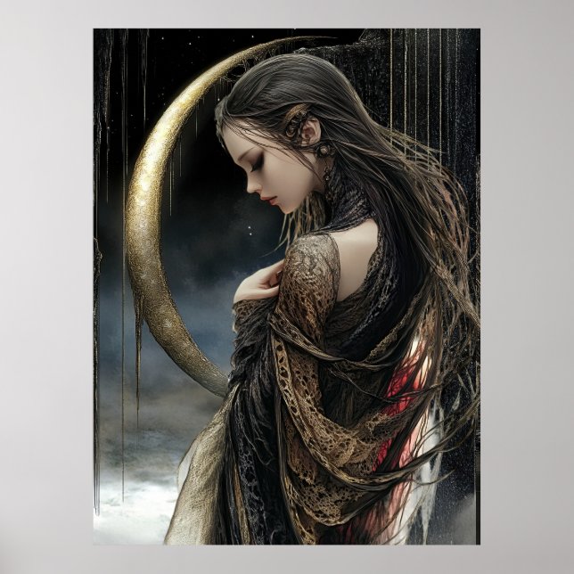 Poster - FD2 Mystical Moon Keeper Celestial Goddess 4 (Frente)