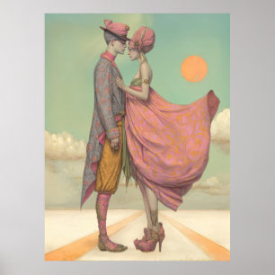 Poster *~* FD2 Retro Love Romantic Boho Casal 21