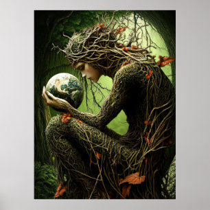 Poster *~* FD3 Earth Keeper Cósmico Guardian 24