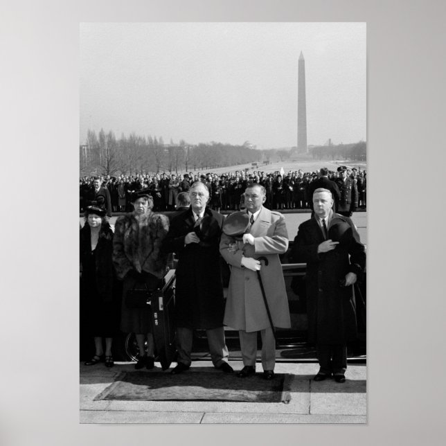 Poster FDR Honoring Abraham Lincoln - 1940 (Frente)