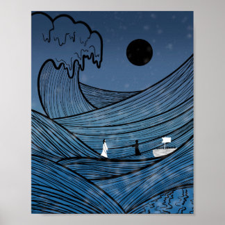 Poster Fé através da tempestade