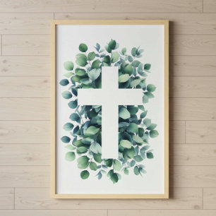 Poster fé cristã, papel de pôster de valor (semi-brilho)