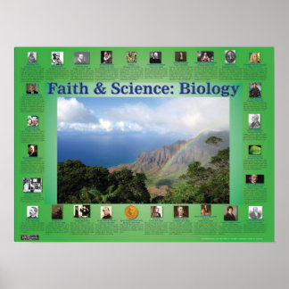 Póster Fé e Ciência: Biologia