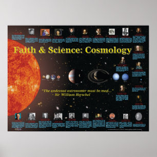 Póster Fé e ciência: Cosmologia