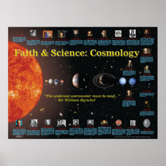 Póster Fé e ciência: Cosmologia
