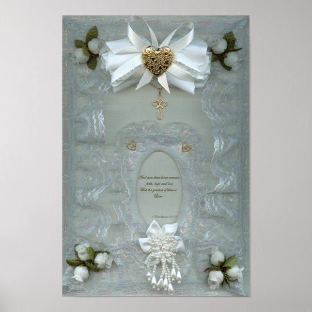 Poster Fé, Esperança, Casamento de Amor (Frente)
