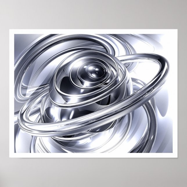 Póster Fé Metálico (Frente)