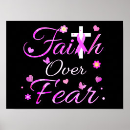 Poster Fé sobre o medo