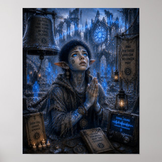 Poster Fé / Tocador de Sino / Catedral Congelada (Frente)