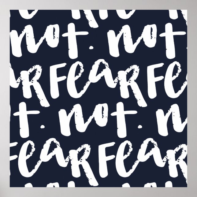 Poster Fear not (Frente)
