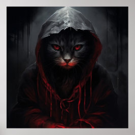 Poster Fearful Feline Encounters