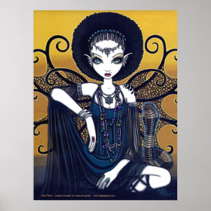 Poster Fearie da deusa da cobra egípcia de Cleo
