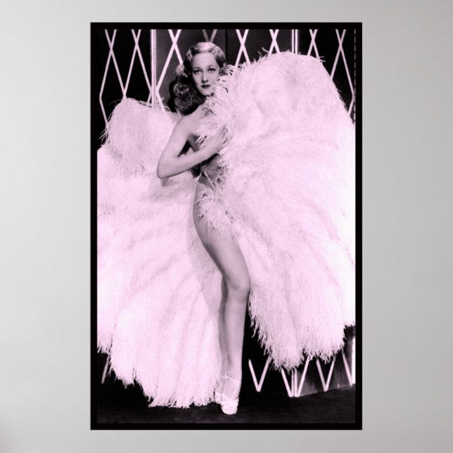 Póster Feather Dancer Sally Rand (Frente)