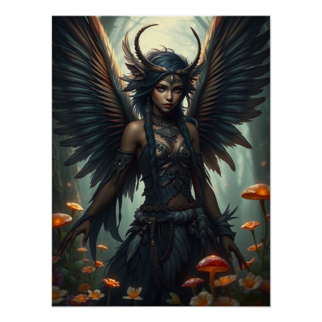 Póster Featheror Fairy Art (Frente)