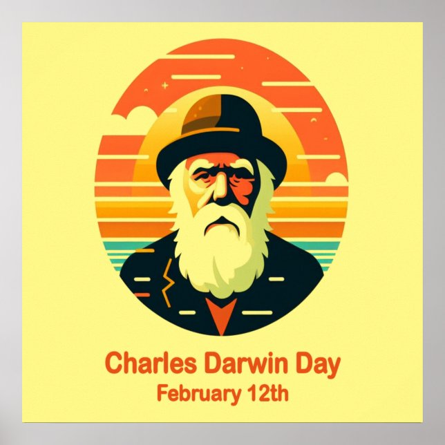 Poster Feb 12 Charles Darwin Day (Frente)