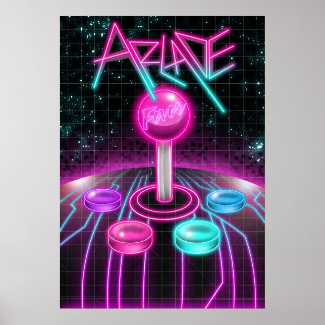 Poster Febre de Arcade (Frente)