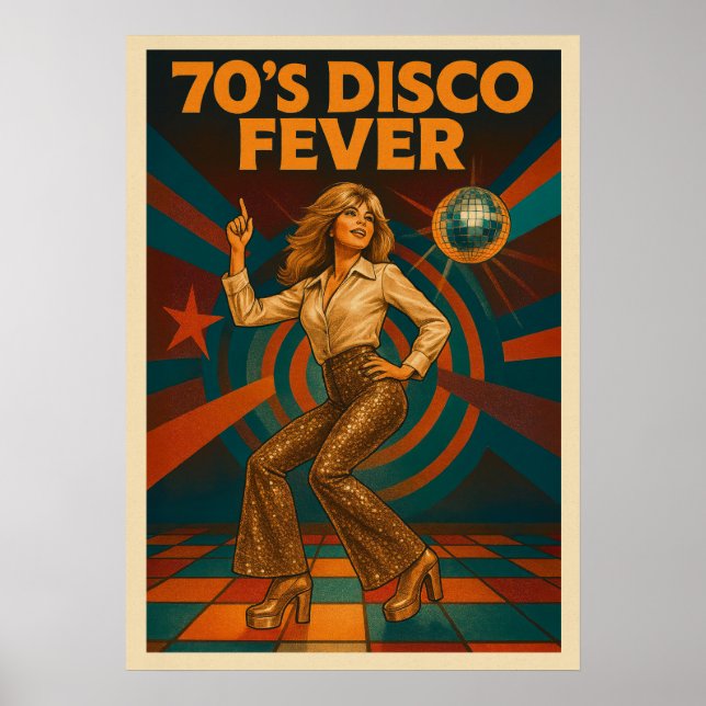 Poster Febre de Disco V02 de 70 (Frente)