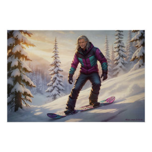 Póster Febre de Snowboard