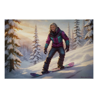 Póster Febre de Snowboard