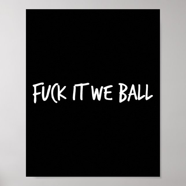 Poster Fecha-o Nós Bola Jogador de Basquete (Frente)
