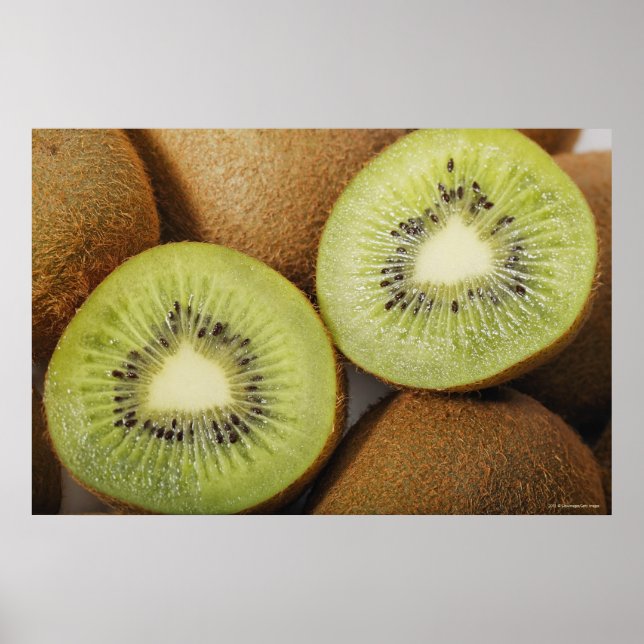 Póster Fechamento das frutas kiwi (Frente)
