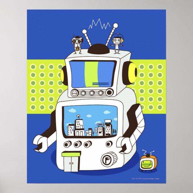 Póster Fechamento de um robô (Frente)