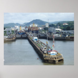 Poster Fechamento do canal do Panamá
