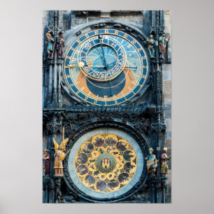 Poster Fechamento do Relógio Astronômico de Praga