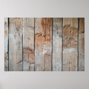 Poster Fechar foto do painel de madeira