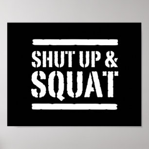 Póster Fechar o & Quadrado