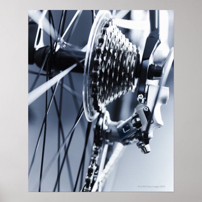 Poster Fecho das engrenagens das bicicletas 2 (Frente)