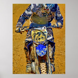 Poster Fecho de Motocross-Bike Racing Champion