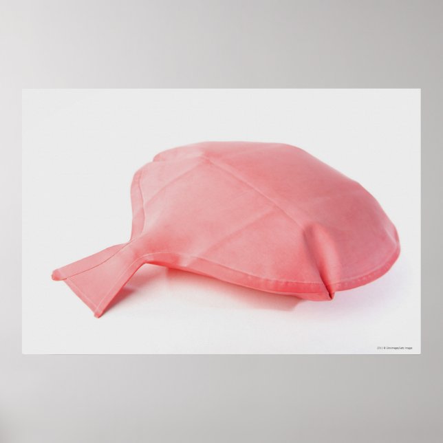 Poster Fecho de uma almofada branca (Frente)