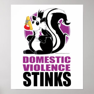 Póster Fedores da violência doméstica