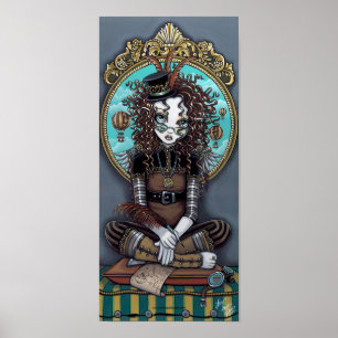 Poster feericamente da arte do punk do vapor de