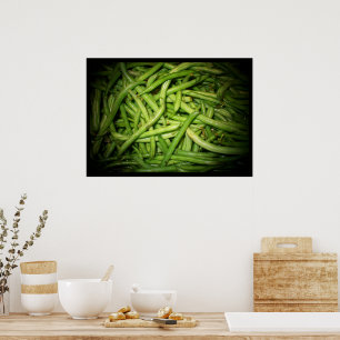 Poster Feijão Verde em Destaque Impresso