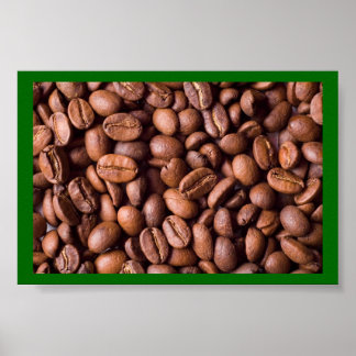 Póster Feijões de café