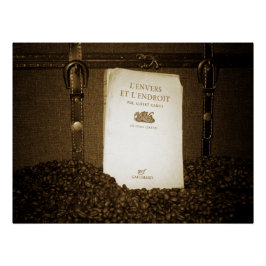 Póster Feijões e Livro do café