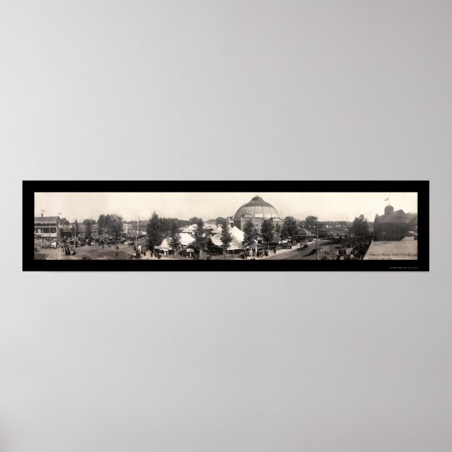 Póster Feira Estadual de Illinois Foto 1909 (Frente)