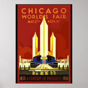 Poster Feira Mundial de Chicago, 1933