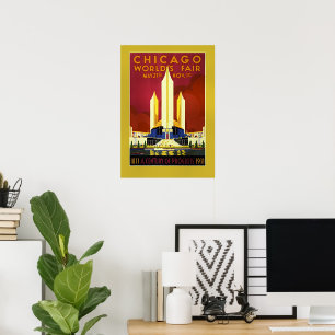 Poster Feira Mundial de Chicago, 1933,